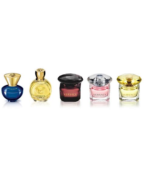 versace mini deluxe perfume set|Versace 5 piece mini set.